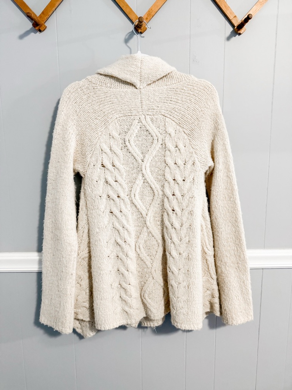 SOLD Free People Far Away Cable Knit Cardigan - Picture 9 of 9